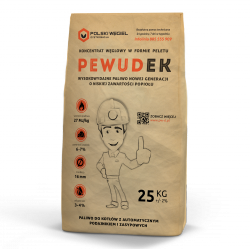 Pelet węglowy (z węgla brunatnego) PeWuDek pakowany